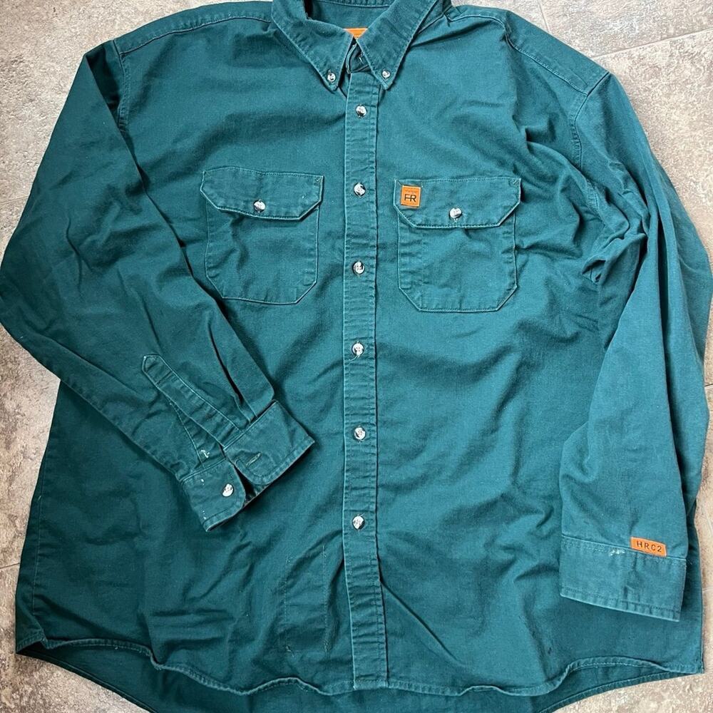 WRANGLER FR Riggs Workwear, men's size XXL, green